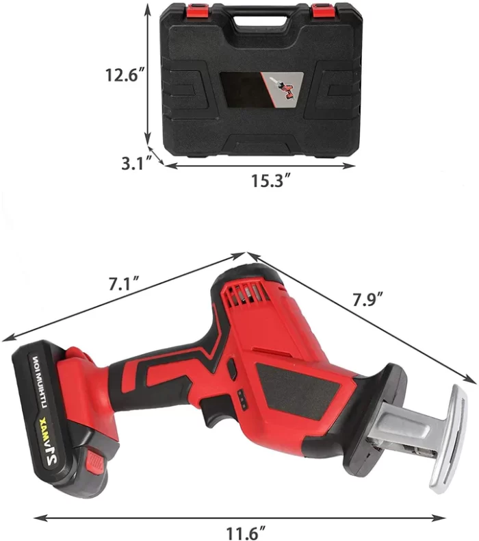 saw and case dimensions