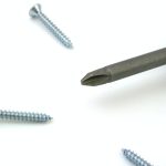 screwdriver and screws